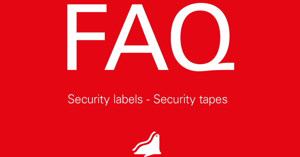 Frequently Asked… Seal King Europe Security tapes & labels